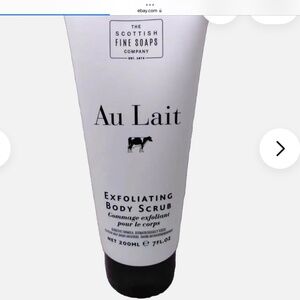 NEW The Scottish Fine Soaps Au Lait exfoliate Body Scrub